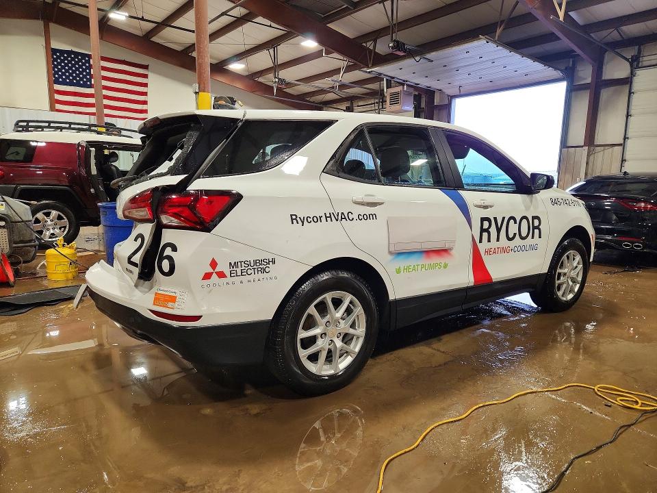 2022 Chevrolet Equinox VIN 3GNAXSEV1NS224076 COPART salvage auction — REAR END, Pa - Certificate Of Salvage, sold $2,750 on 2026-07-02 (photo 3)