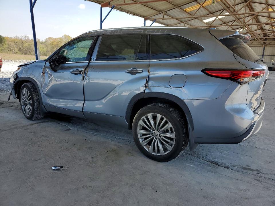2020 Toyota Highlander VIN 5TDFZRBH8LS033465 COPART salvage auction — ROLLOVER, Ga - Cert Of Title-Salvage, sold $10,000 on 2026-07-02 (photo 2)