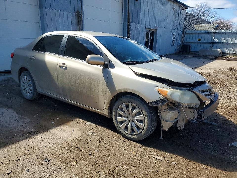 2013 Toyota Corolla VIN 5YFBU4EE3DP098557 COPART salvage auction — FRONT END, Id - Salvage Certificate Of Title, sold $975 on 2026-07-15 (photo 4)