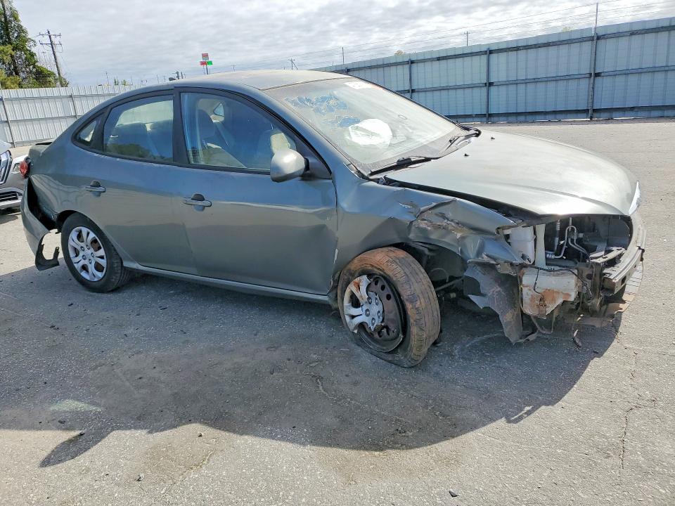 2010 Hyundai Elantra VIN KMHDU4ADXAU093081 COPART salvage auction — FRONT END, Nc - Salvage Certificate Of Title, sold $450 on 2026-07-09 (photo 4)