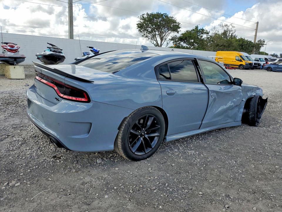 2022 Dodge Charger VIN 2C3CDXCT0NH193113 COPART salvage auction — FRONT END, Salvage Title, sold $5,800 on 2026-08-05 (photo 3)