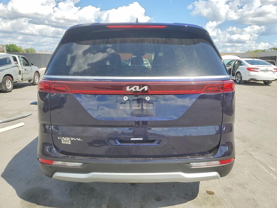 2024 Kia Carnival VIN KNDNB4H30R6372132 COPART salvage auction — FRONT END, Fl - Cert Of Title Slvg Rebuildable, sold $8,800 on 2026-07-09 (photo 6)