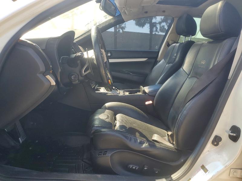 2007 Infiniti G VIN JNKBV61E57M721245 COPART salvage auction — FRONT END, Ca - Salvage Certificate, sold $1,650 on 2026-07-14 (photo 7)