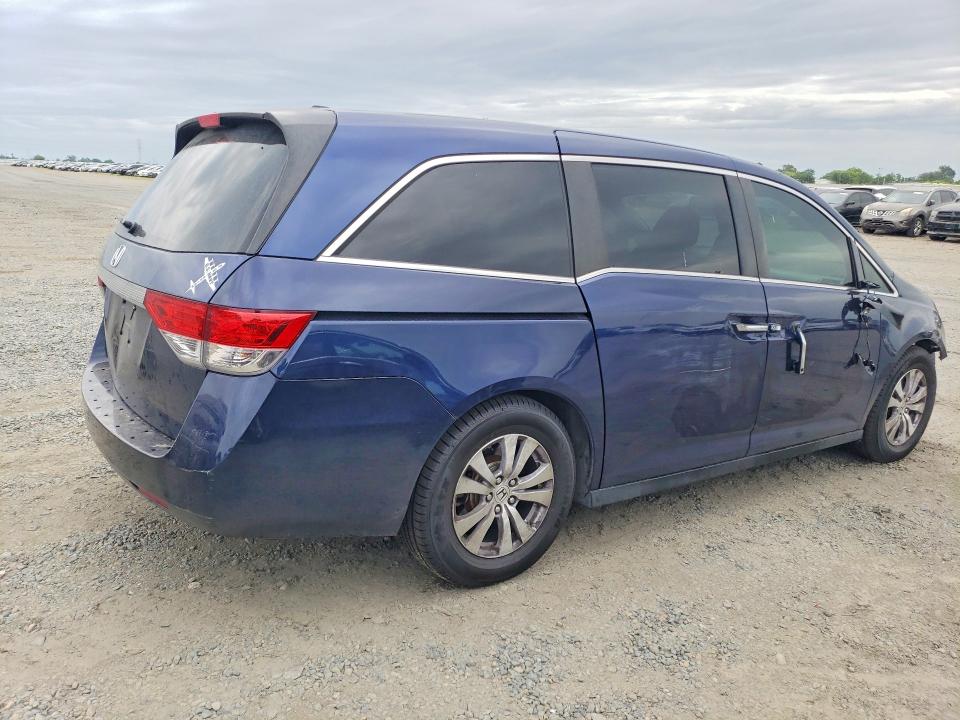 2016 Honda Odyssey VIN 5FNRL5H66GB041121 COPART salvage auction — FRONT END, Ca - Salvage Certificate, sold $15 on 2026-07-09 (photo 3)