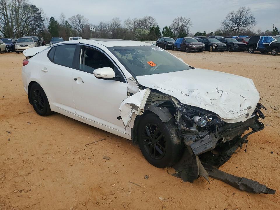 2011 Kia Optima VIN KNAGM4A70B5106750 COPART salvage auction — FRONT END, Nc - Salvage Certificate Of Title, sold $250 on 2026-07-06 (photo 4)