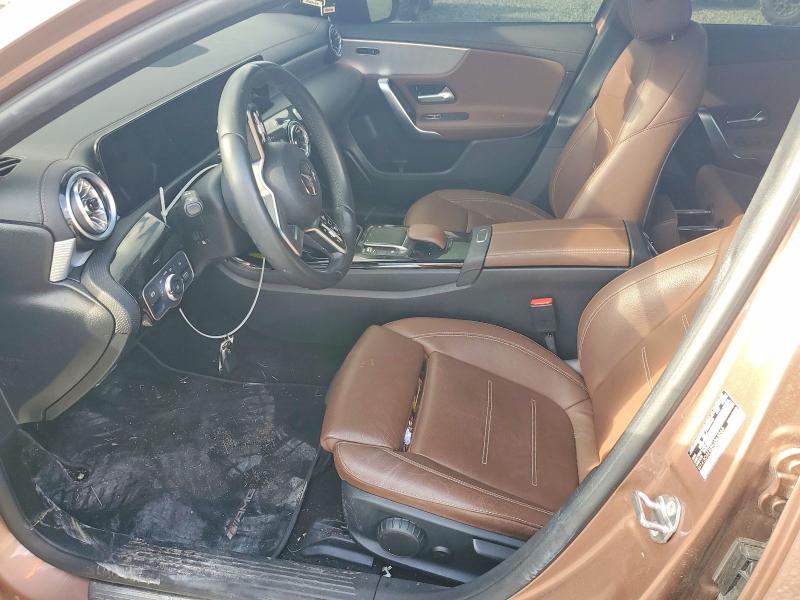 2022 Mercedes-benz A-klasse VIN W1K3G4EB2NJ363269 COPART salvage auction — FRONT END, Tn - Salvage Certificate, sold $3,050 on 2026-07-28 (photo 7)