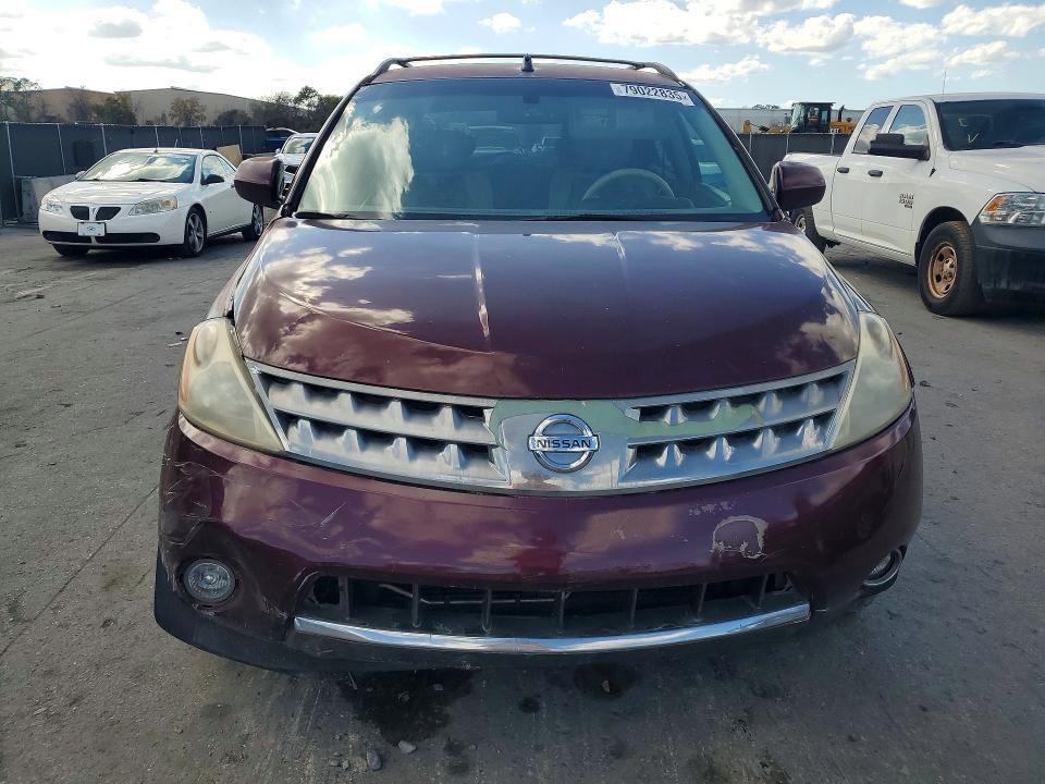2006 Nissan Murano VIN JN8AZ08T86W415697 COPART salvage auction — SIDE, FL - CERT OF TITLE SLVG REBUILDABLE, sold $425 on 2026-07-02 (photo 5)