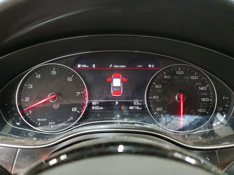 2018 Audi A6 VIN WAUG8AFC2JN009573 COPART salvage auction — SIDE, CT - CERT OF TITLE-SALVAGE, sold $7,600 on 2026-07-09 (photo 9)