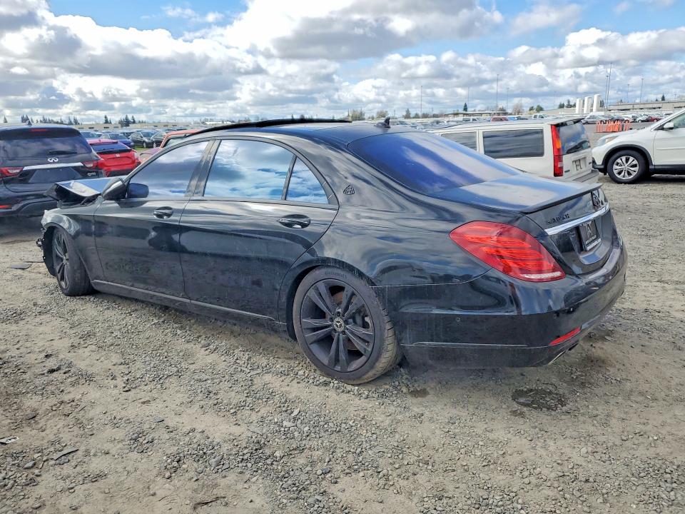 2015 Mercedes-benz S-klasse VIN WDDUG8CB3FA094571 COPART salvage auction — FRONT END, Ca - Dis/Dlr/Exp Only Clean Title, sold $5,400 on 2026-07-28 (photo 2)