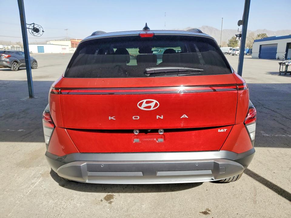 2026 Hyundai Kona VIN KM8HE3A39TU390796 COPART salvage auction — FRONT END, Tx - Salvage Vehicle Title, sold $7,400 on 2026-07-06 (photo 6)