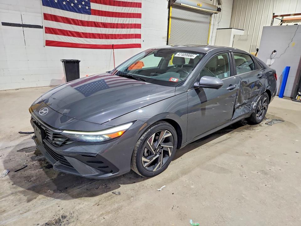 2024 Hyundai Elantra VIN KMHLP4DG7RU658553 COPART salvage auction — SIDE, Nh - Cert Of Title-Salvage, sold $350 on 2026-07-02 (photo 1)