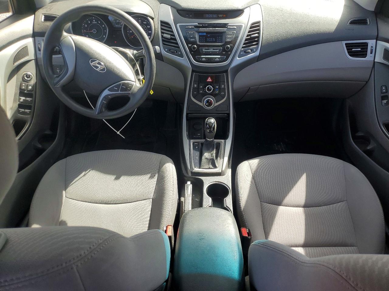 2016 Hyundai Elantra VIN 5NPDH4AE8GH700423 COPART salvage auction — Hail, TX - SALVAGE VEHICLE TITLE, sold $1,700 on 2026-03-31 (photo 8)