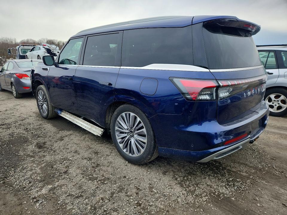 2025 Infiniti Qx80 VIN JN8AZ3BE5S9700278 COPART salvage auction — FRONT END, Ma - Cert Of Title-Salvage, sold $38,750 on 2026-07-22 (photo 2)