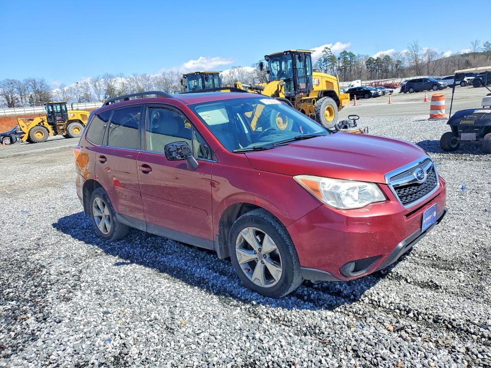 2015 Subaru Forester VIN JF2SJAHC6FH562295 COPART salvage auction — FRONT END, Sc - Cert Of Title-Salvage, sold $675 on 2026-07-06 (photo 4)