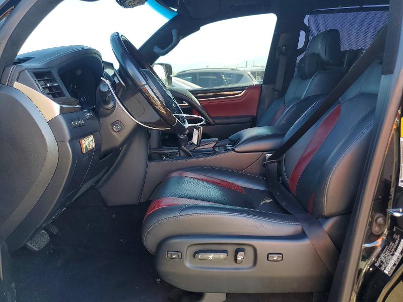 2021 Lexus Lx VIN JTJDY7AX4M4333098 COPART salvage auction — FRONT END, Ca - Salvage Certificate, sold $53,000 on 2026-07-08 (photo 7)