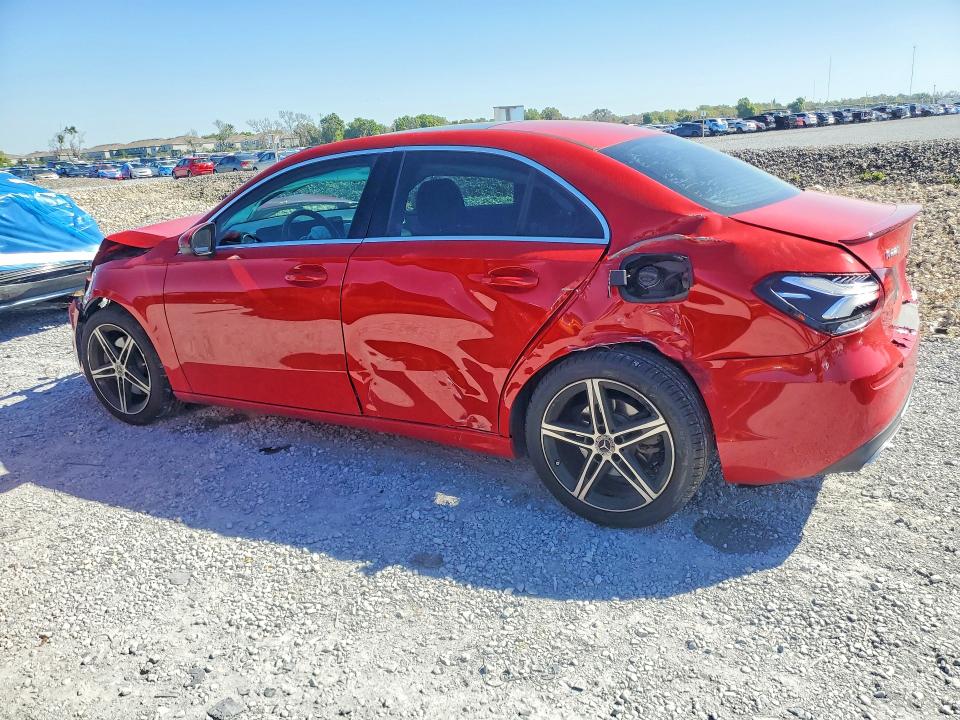 2019 Mercedes-benz A-klasse VIN WDD3G4EB0KW030891 COPART salvage auction — FRONT END, FL, sold $2,300 on 2026-08-07 (photo 2)