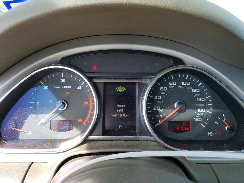2010 Audi Q7 VIN WA1CMAFE0AD000949 COPART salvage auction — MECHANICAL, Tx - Certificate Of Title (P), sold $300 on 2026-07-02 (photo 9)