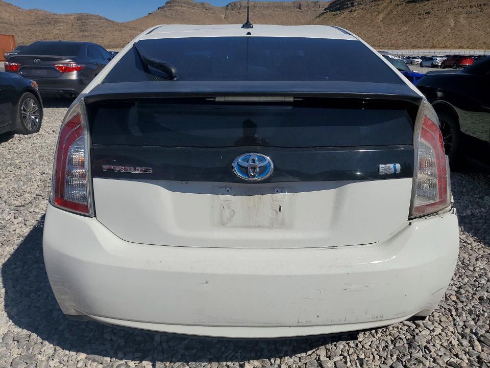 2014 Toyota Prius VIN JTDKN3DU8E0384268 COPART salvage auction — FRONT END, Nv - Salvage Title, sold $1,250 on 2026-07-08 (photo 6)