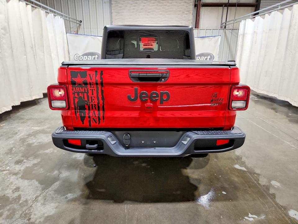 2023 Jeep Gladiator VIN 1C6HJTAG3PL567123 COPART salvage auction — NORMAL WEAR, Wv - Certificate Of Title, sold $25,250 on 2026-07-02 (photo 6)