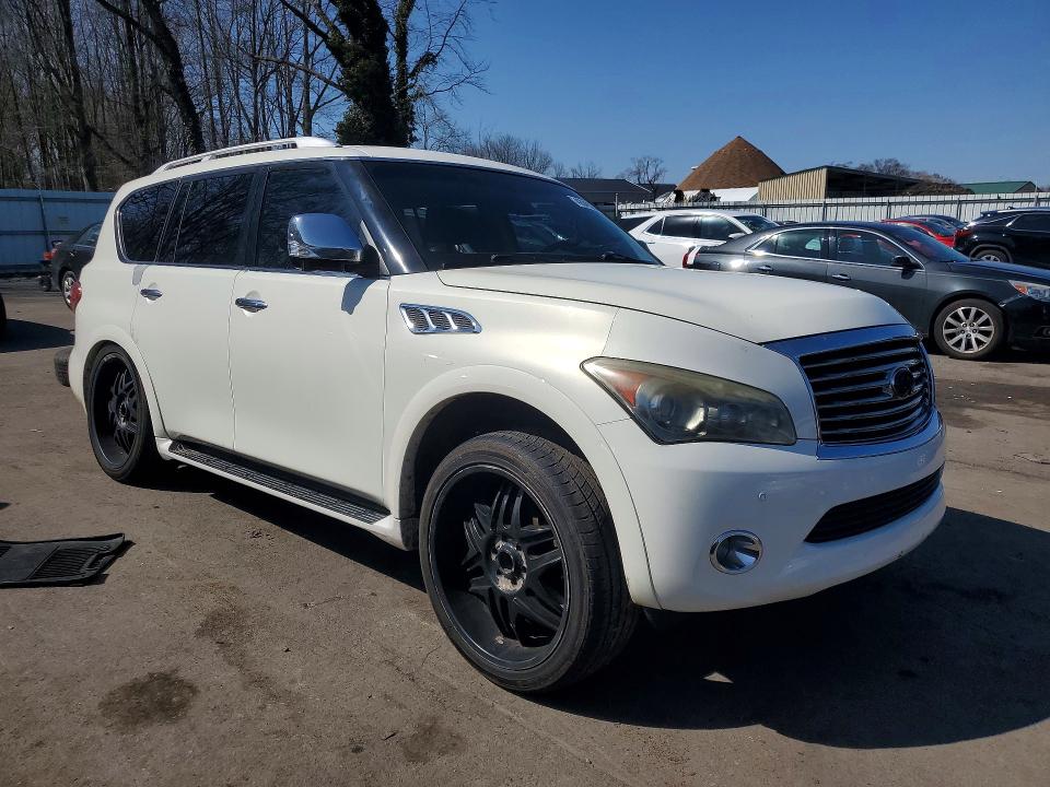 2012 Infiniti Qx56 VIN JN8AZ2NE3C9019365 COPART salvage auction — SIDE, Id - Salvage Certificate Of Title, sold $1,950 on 2026-07-09 (photo 4)