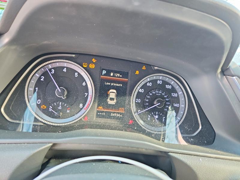 2020 Hyundai Sonata VIN 5NPEL4JA6LH010907 COPART salvage auction — FRONT END, Salvage Title, sold $1,950 on 2026-07-09 (photo 9)