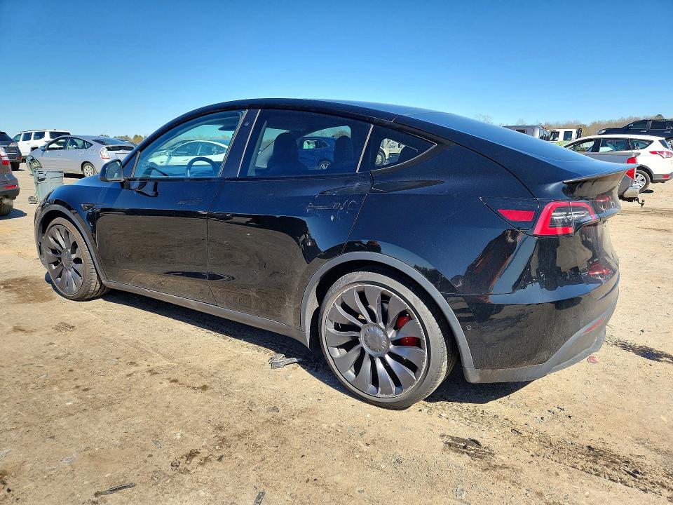 2020 Tesla Model y VIN 5YJYGDEF0LF049997 COPART salvage auction — REAR END, Va - Cert Of Title - Salvage, sold $9,000 on 2026-07-08 (photo 2)
