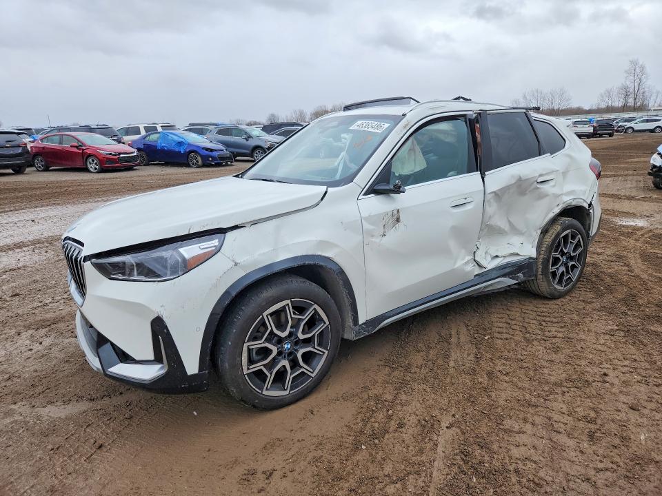 2025 BMW X1 VIN WBX73EF06S5341700 COPART salvage auction — SIDE, Mi - Scrap Certificate Of Title, sold $200 on 2026-07-29 (photo 1)