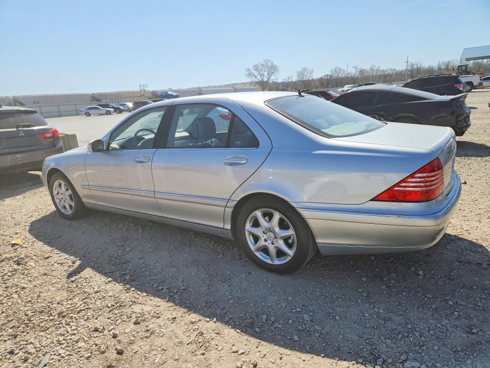 2004 Mercedes-benz S-klasse VIN WDBNG84J54A406888 COPART salvage auction — HAIL, Ks - Cert Of Title-Non Highway, sold $800 on 2026-07-07 (photo 2)