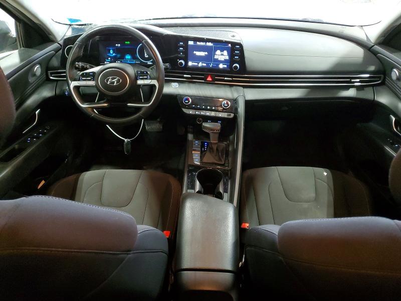 2021 Hyundai Elantra VIN KMHLS4AG5MU099161 COPART salvage auction — FRONT END, Ny - Mv-907A Salvage Certificate, sold $4,800 on 2026-07-06 (photo 8)