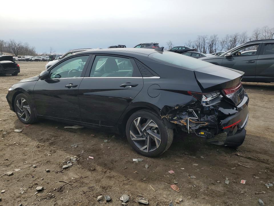 2025 Hyundai Elantra VIN KMHLN4DJ4SU143162 COPART salvage auction — REAR END, Md - Cert Of Salvage < 75% Damage, sold $125 on 2026-07-02 (photo 2)
