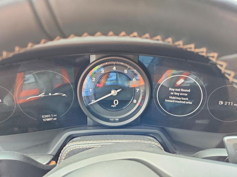2022 Porsche 911 VIN WP0CB2A93NS245256 COPART salvage auction — VANDALISM, Nj - Cert Of Title-Salvage, sold $21,100 on 2026-07-08 (photo 9)