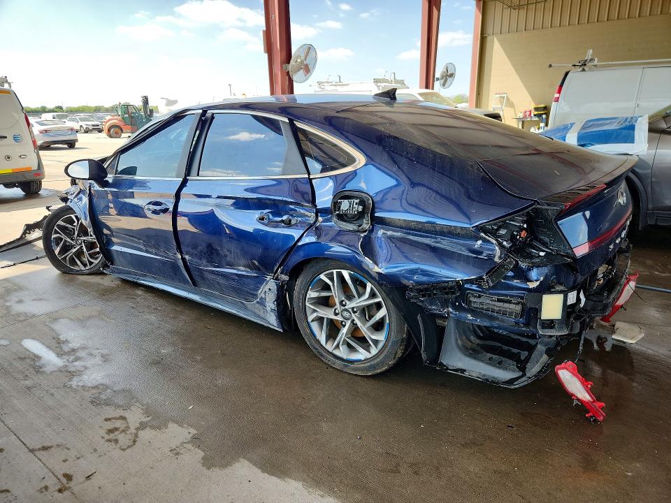 2020 Hyundai Sonata VIN 5NPEF4JA2LH059495 COPART salvage auction — FRONT END, Tx - Certificate Of Title, sold $1,350 on 2026-07-30 (photo 2)