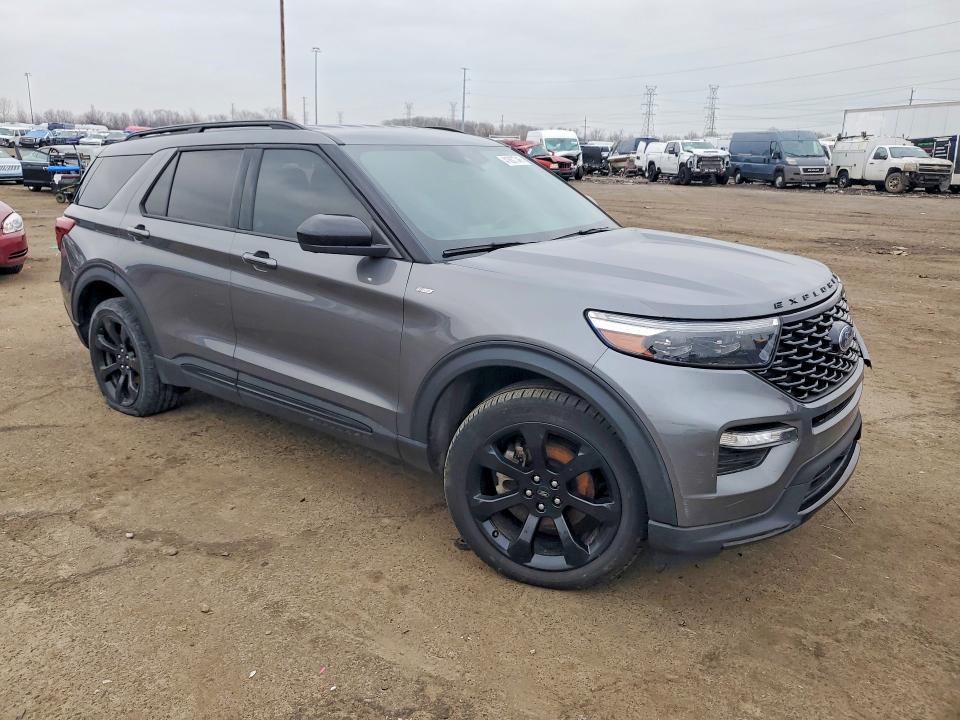 2023 Ford Explorer VIN 1FMSK8KH4PGA93249 COPART salvage auction — REAR END, Mi - Scrap Certificate Of Title, sold $5,900 on 2026-07-02 (photo 4)