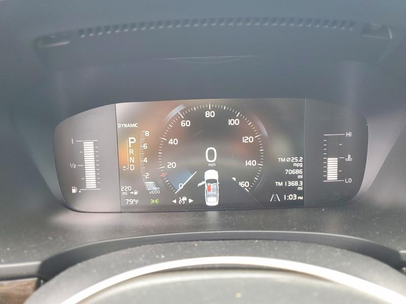 2018 Volvo S90 VIN LVY982AK0JP035991 COPART salvage auction — FRONT END, Hi - Certificate Of Salvage, sold $975 on 2026-07-20 (photo 9)