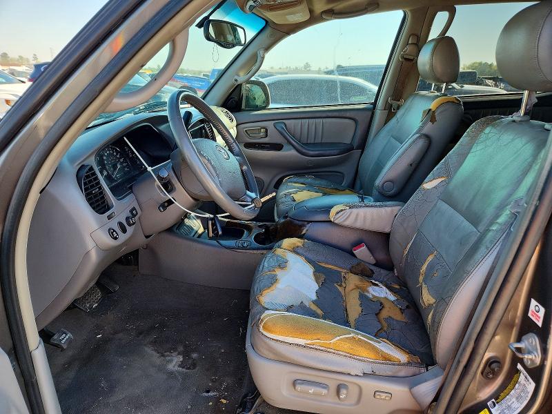 2005 Toyota Sequoia VIN 5TDBT48A05S234910 COPART salvage auction — MINOR DENT/SCRATCHES, Tx - Certificate Of Title, sold $1,950 on 2026-07-10 (photo 7)