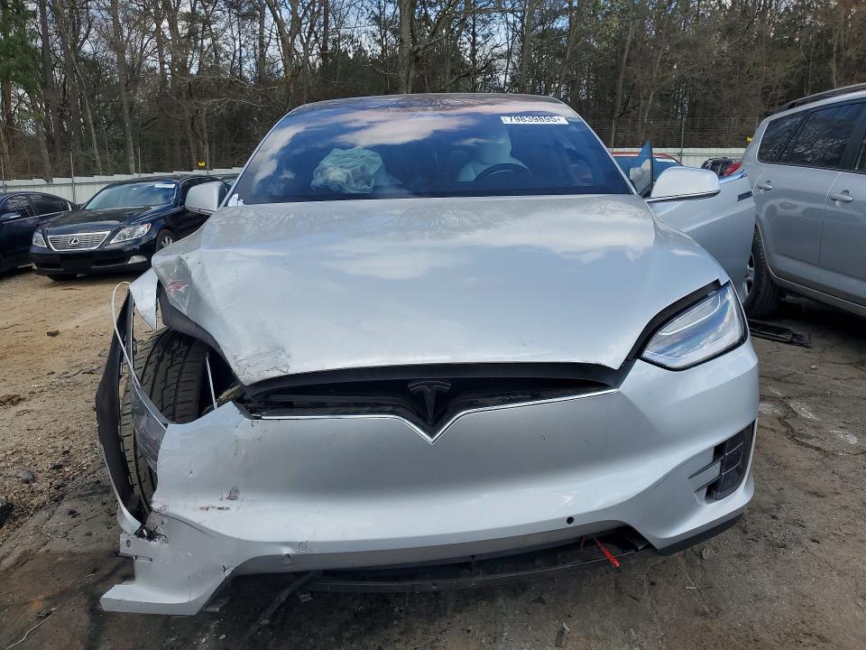 2018 Tesla Model x VIN 5YJXCBE43JF127275 COPART salvage auction — FRONT END, Ga - Cert Of Title-Rebuilt Salvage, sold $7,200 on 2026-07-10 (photo 5)