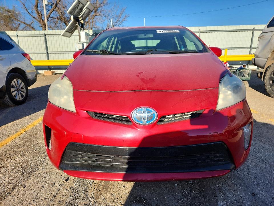 2012 Toyota Prius VIN JTDKN3DU5C5499622 COPART salvage auction — REAR END, Ks - Cert Of Title-Salvage, sold $625 on 2026-07-08 (photo 5)