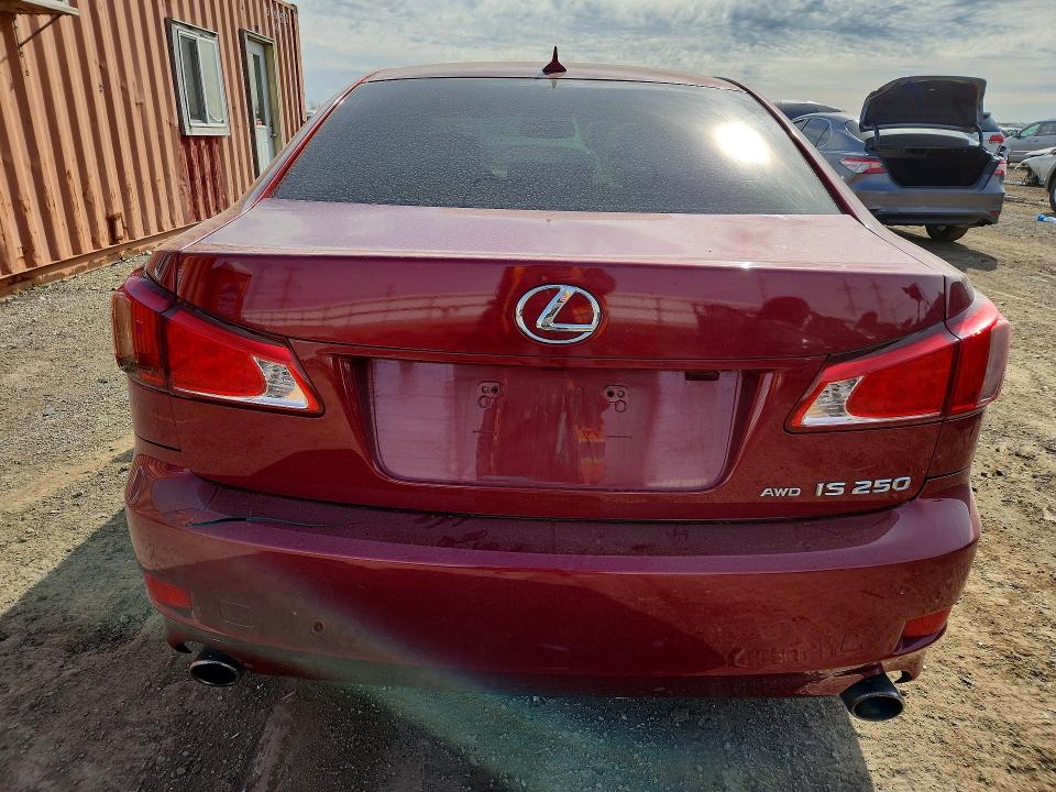 2012 Lexus Is VIN JTHCF5C20C5052837 COPART salvage auction — FRONT END, Il - Salvage Certificate, sold $1,150 on 2026-07-02 (photo 6)