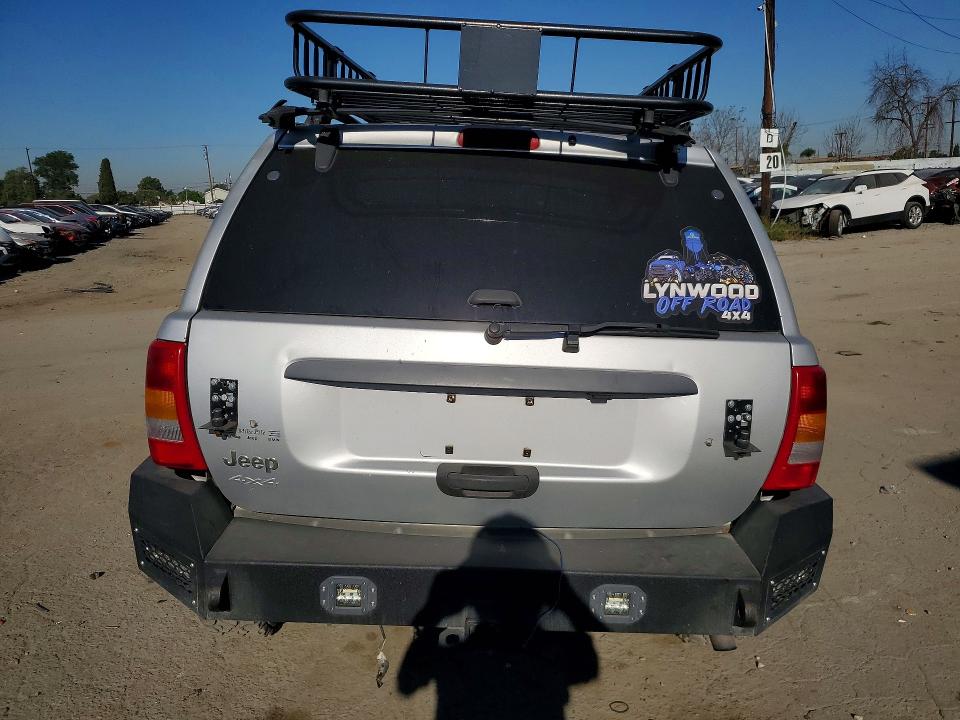 2004 Jeep Cherokee VIN 1J4GW48S14C363741 COPART salvage auction — FRONT END, Ca - Salvage Certificate, sold $200 on 2026-07-09 (photo 6)