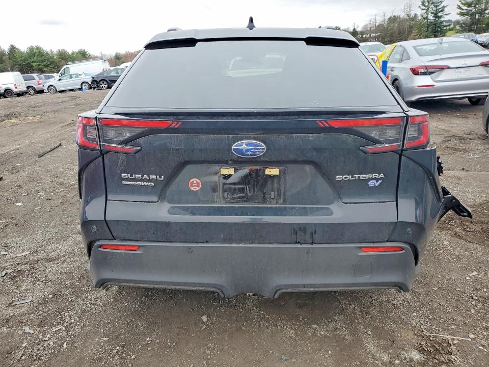 2025 Subaru Solterra VIN JTMABABA8SA098136 COPART salvage auction — FRONT END, Md - Cert Of Salvage > 75% Damage, sold $1,650 on 2026-07-06 (photo 6)