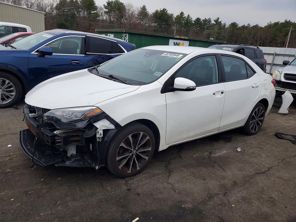2017 Toyota Corolla VIN 5YFBURHE3HP730908 COPART salvage auction — FRONT END, Id - Salvage Certificate Of Title, sold $3,600 on 2026-07-07 (photo 1)