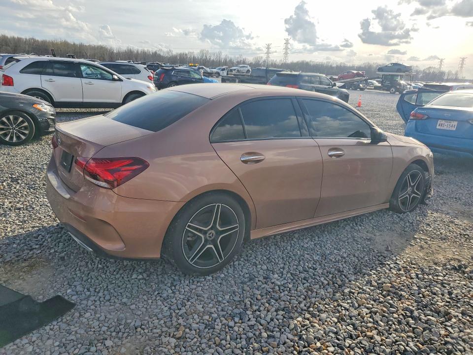 2022 Mercedes-benz A-klasse VIN W1K3G4EB2NJ363269 COPART salvage auction — FRONT END, Tn - Salvage Certificate, sold $3,050 on 2026-07-28 (photo 3)