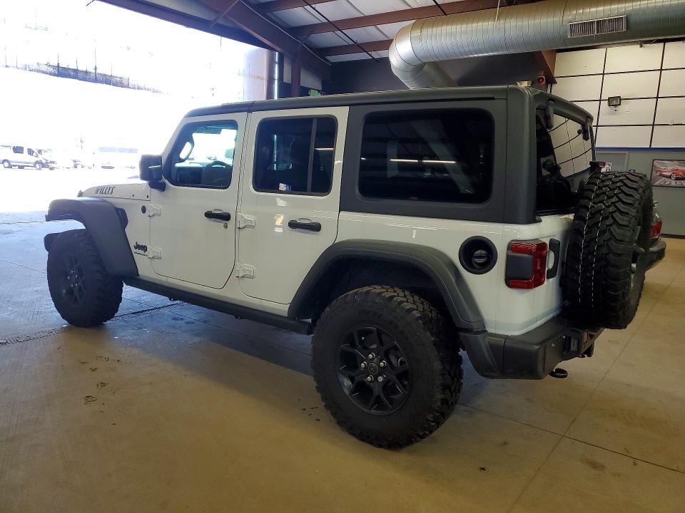 2025 Jeep Wrangler / VIN 1C4PJXDG3SW627545 COPART salvage auction — MINOR DENT/SCRATCHES, MA - CERTIFICATE OF TITLE, sold $22,750 on 2026-07-07 (photo 2)