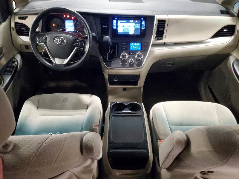 2015 Toyota Sienna VIN 5TDKK3DC2FS579121 COPART salvage auction — FRONT END, In - Cert Of Title-Salvage Title, sold $1,800 on 2026-07-27 (photo 8)