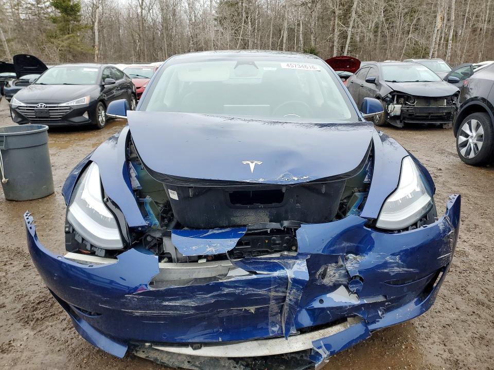 2020 Tesla Model 3 VIN 5YJ3E1EB9LF716934 COPART salvage auction — FRONT END, Salvage Title, sold $7,100 on 2026-07-09 (photo 5)