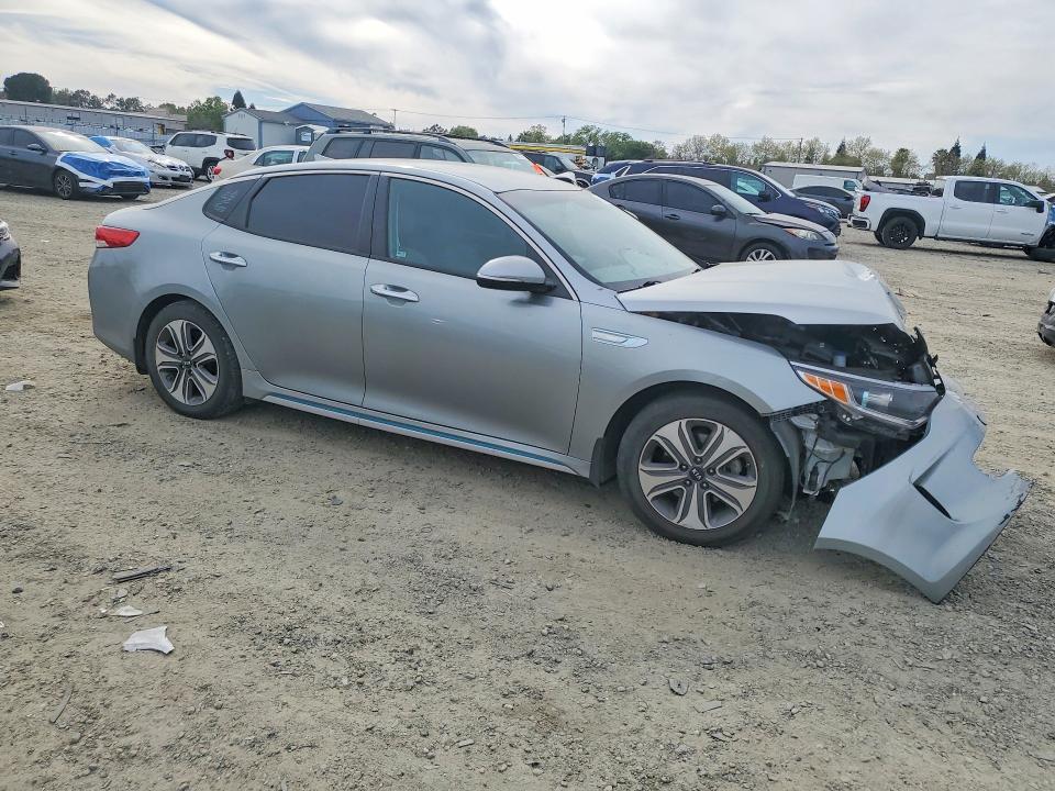 2017 Kia Optima hybrid VIN KNAGV4LD5H5009083 COPART salvage auction — FRONT END, Ca - Salvage Certificate, sold $300 on 2026-07-14 (photo 4)