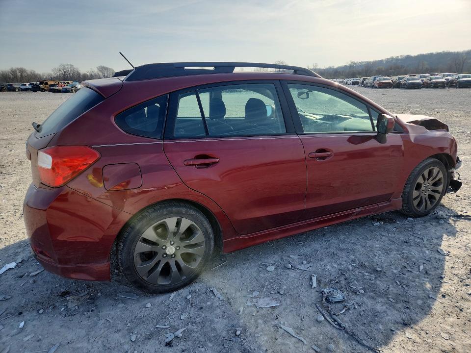 2012 Subaru Impreza VIN JF1GPAL62CH212099 COPART salvage auction — FRONT END, Il - Salvage Certificate, sold $300 on 2026-07-13 (photo 3)