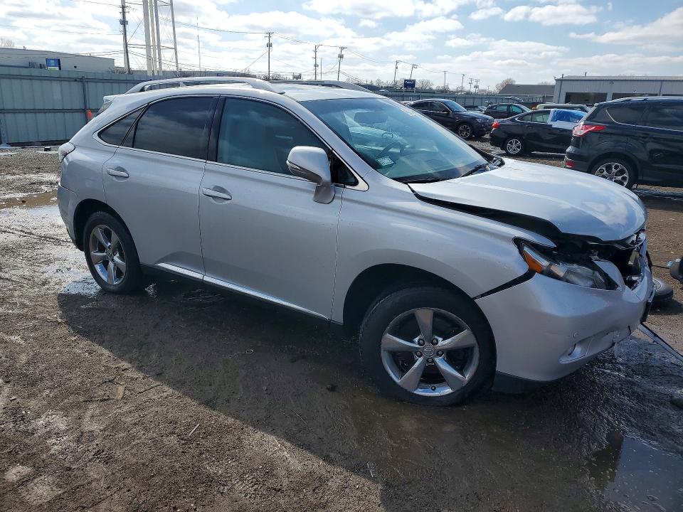 2012 Lexus Rx VIN 2T2BK1BA8CC144772 COPART salvage auction — FRONT END, Il - Salvage Certificate, sold $4,700 on 2026-07-24 (photo 4)