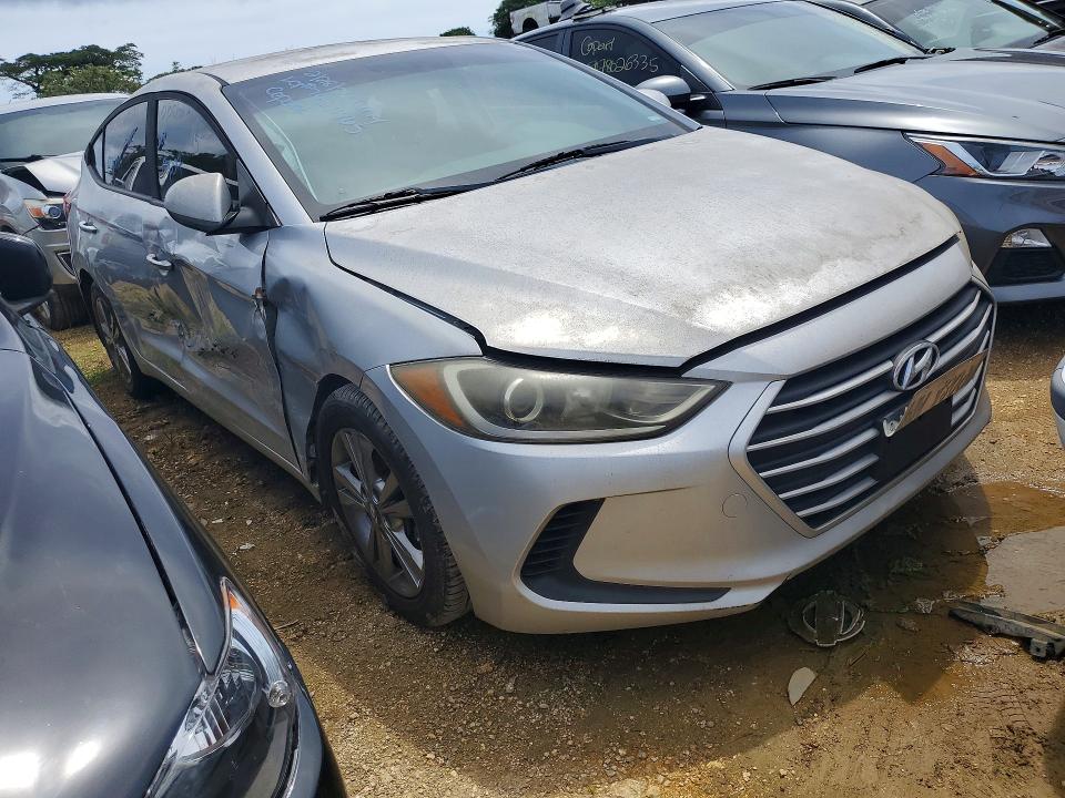 2018 Hyundai Elantra VIN KMHD74LF5JU630476 COPART salvage auction — SIDE, Hi - Certificate Of Salvage, sold $5 on 2026-07-27 (photo 4)