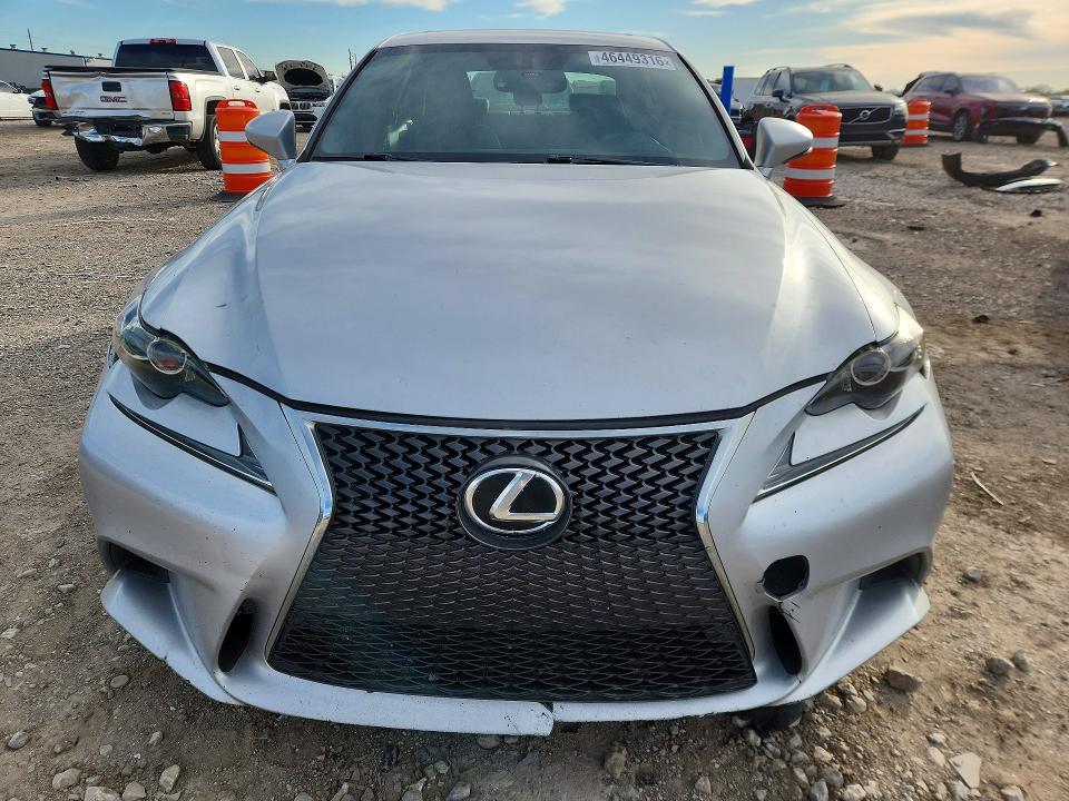 2014 Lexus Is VIN JTHBF1D22E5018677 COPART salvage auction — FRONT END, Tx - Salvage Vehicle Title, sold $3,400 on 2026-07-20 (photo 5)